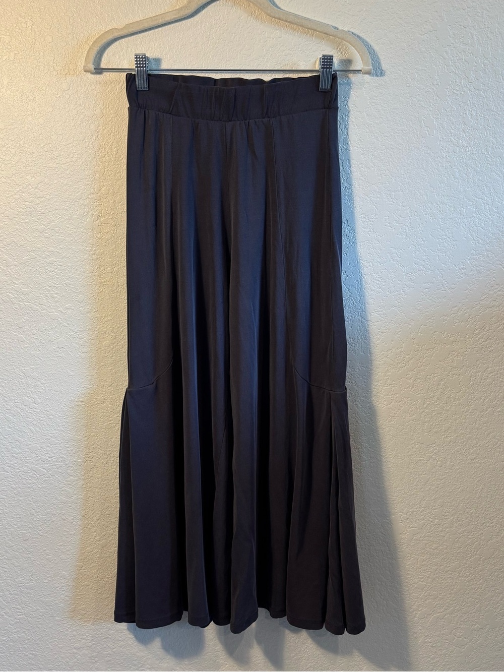 COA High Waist Gray Modal Soft Wide Leg Cropped Pants Size Small